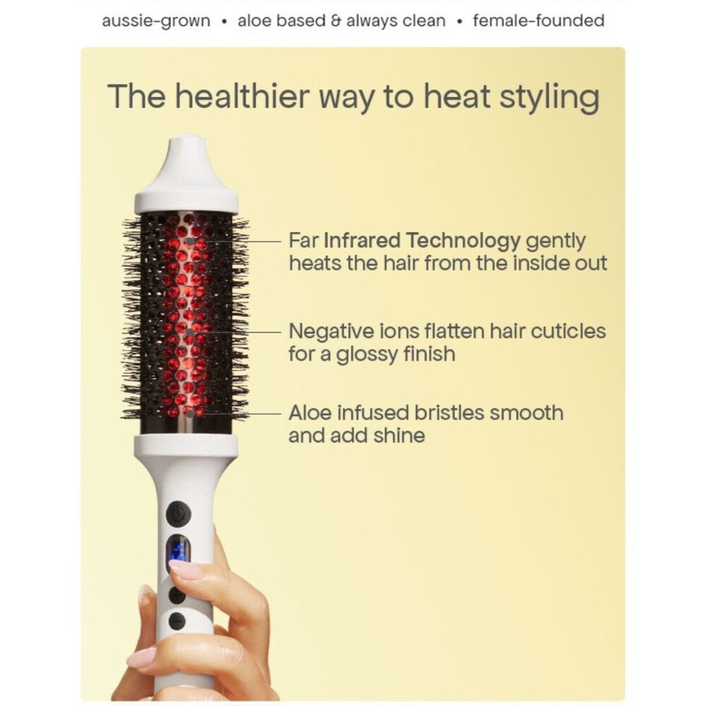 BONDI BOOST Infrared Red Thermal Heated Round Brush Bounce Volume Blowout Big